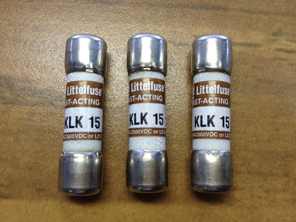 The United States Litteituse Netlon KLK15 15A600V 500VDC 10X38 import fuse tube
