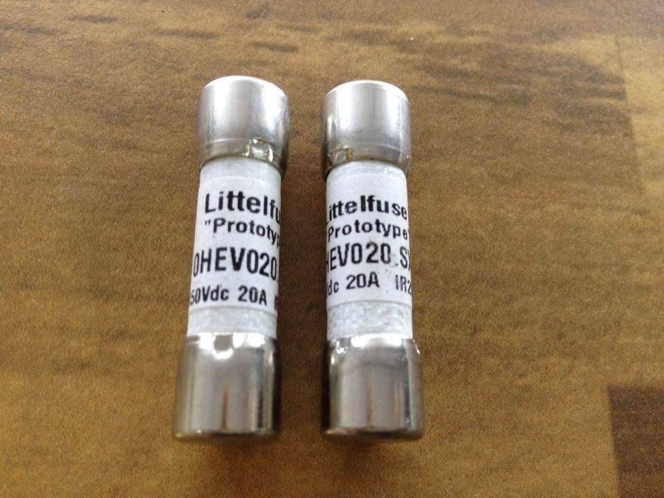 Imported Littelfuse Netlon OHEV020.SXC fuse 20A 10X38 fuse 450VDC