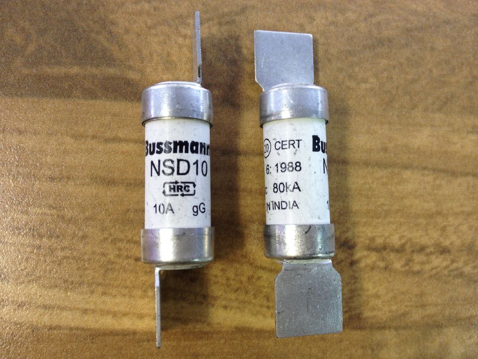 U.S. NSD10 10A import fuse tube BUSS FUSE HRC Bussmann original authentic