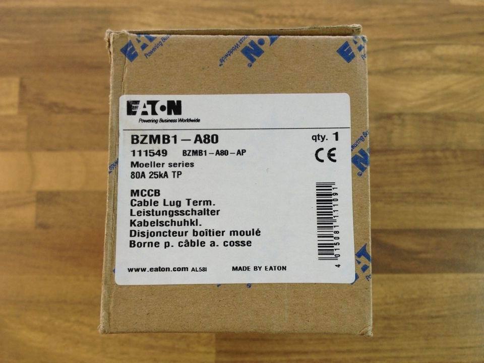Muller MOELLER Eaton BZMB1-A80 breaker 3P80A genuine original