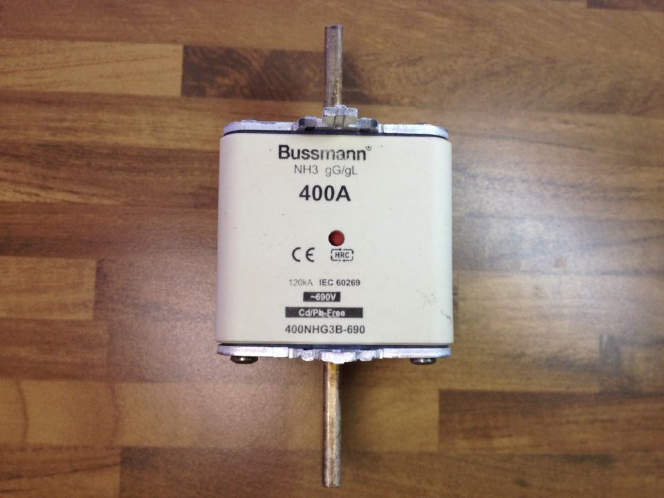 American 400NHG3B-690 BUSS Bussmann fuse 400A 690V NH3