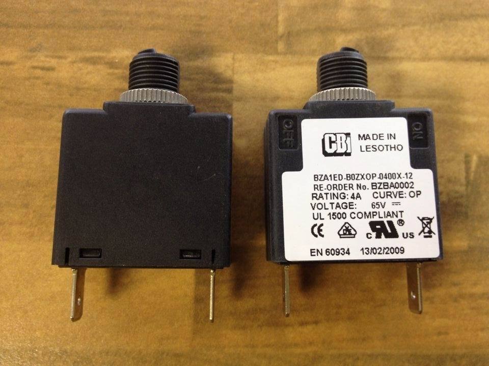 Original imported BREAKER BZBA0002 1P 4A CIRCUIT - circuit breaker 65V