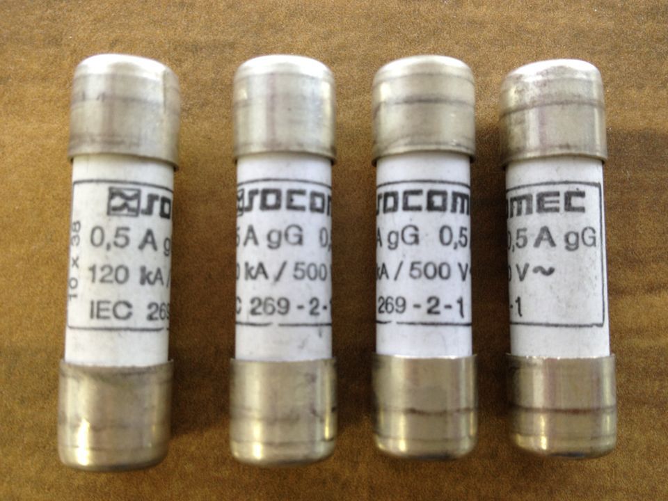 France SOCOMEC SOCOMEC 0.5AgG fuse 500V 10X38MM IEC 269-2-1