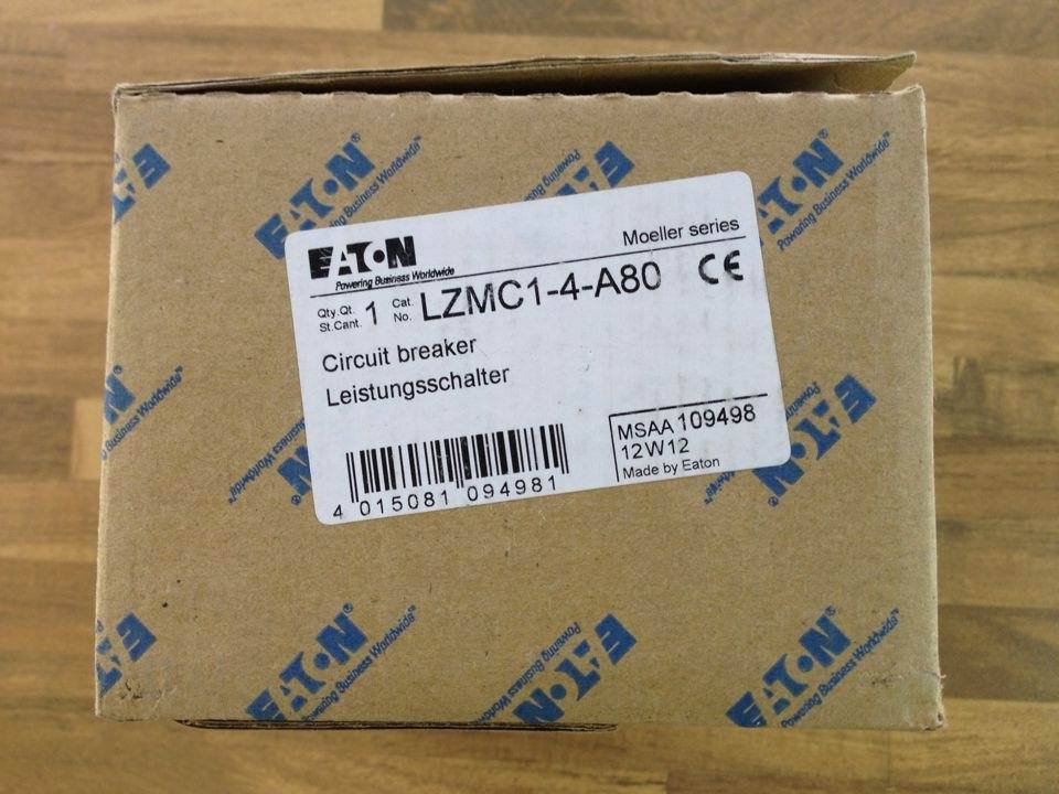 Muller MOELLER Eaton LZMC1-4A80 circuit breaker 4P80A adjustable 63-80A genuine original