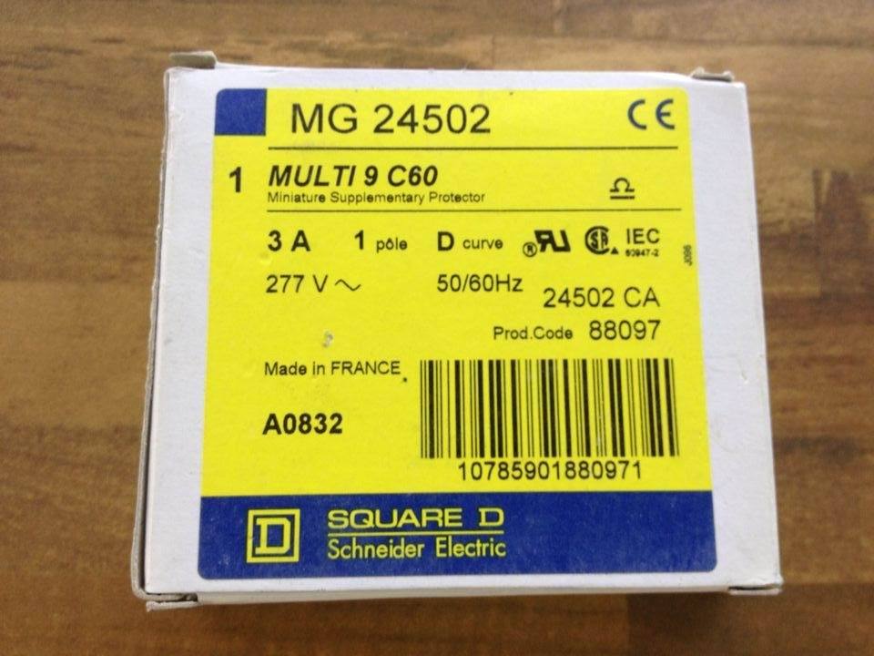 MuIti 9 Schneider D3A 1P3A C60 circuit breaker 24502 original authentic