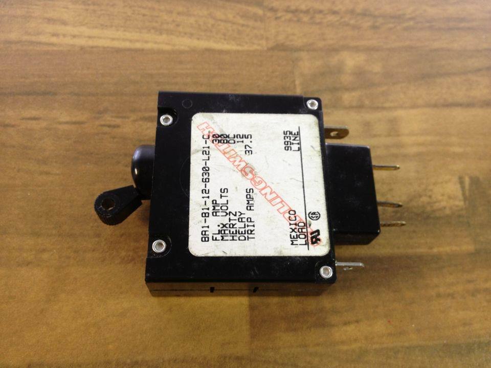United States Jia Ling BA1-B1-12-630-L21-C - circuit breaker 1P30A 80VDC original authentic