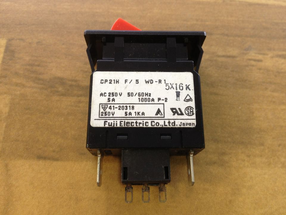 Fe Fuji F/5 CP21H circuit breaker 250A WD-R1 5A ship type switch original authentic