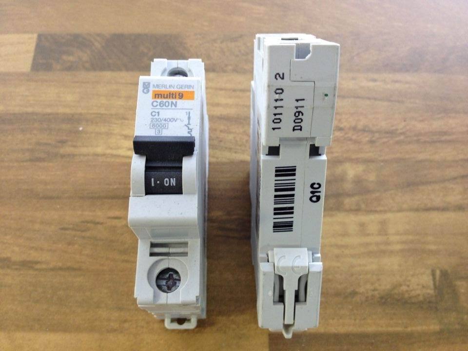 Schneider C1 1P1A C60N circuit breaker new genuine 24395