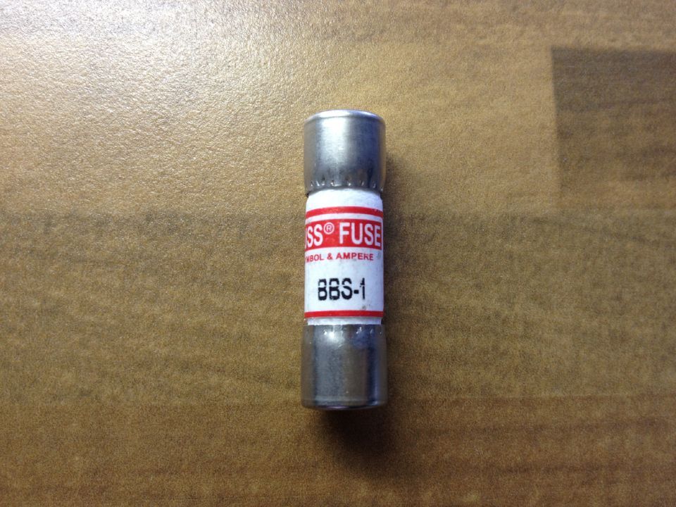 Original United States BUSS BBS-1 Bussmann import insurance 600V FUSE 10X35