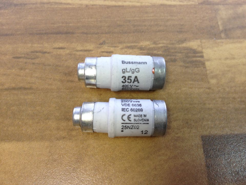 American gL/gG 35A 35NZ02 insurance BUSS Bussmann fuse original authentic