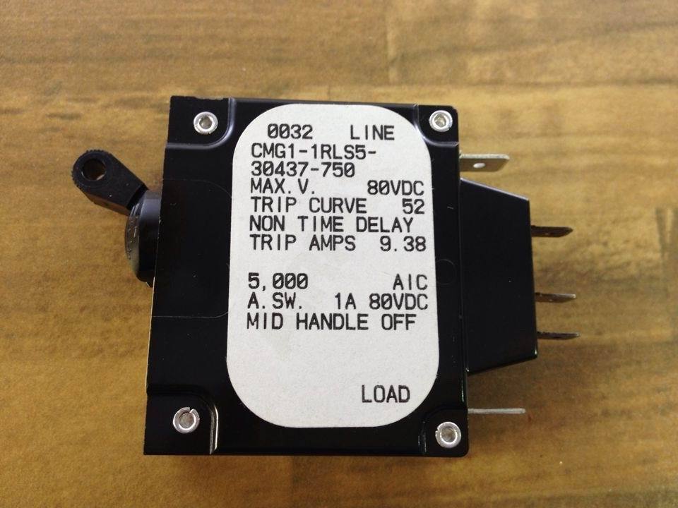 The United States AIRPAX CMG1-1RLS5-30437-750 - Ebers breaker 1P7.5A 80VDC