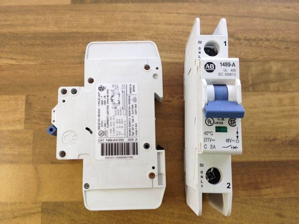 American Allen-Bradley Rockwell 1489-A 1C030 AB circuit breaker 1P3A Spain