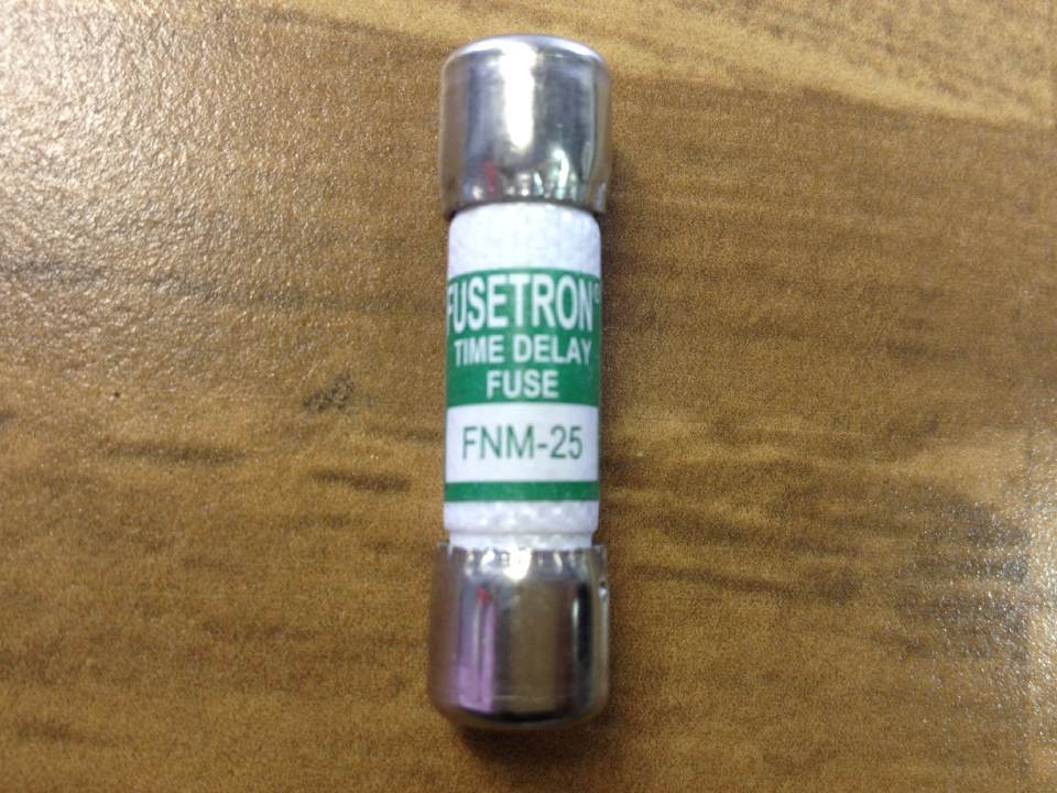 United States FUSETRON FNM-25 250V import fuse tube BUSS 10x38 Bussmann
