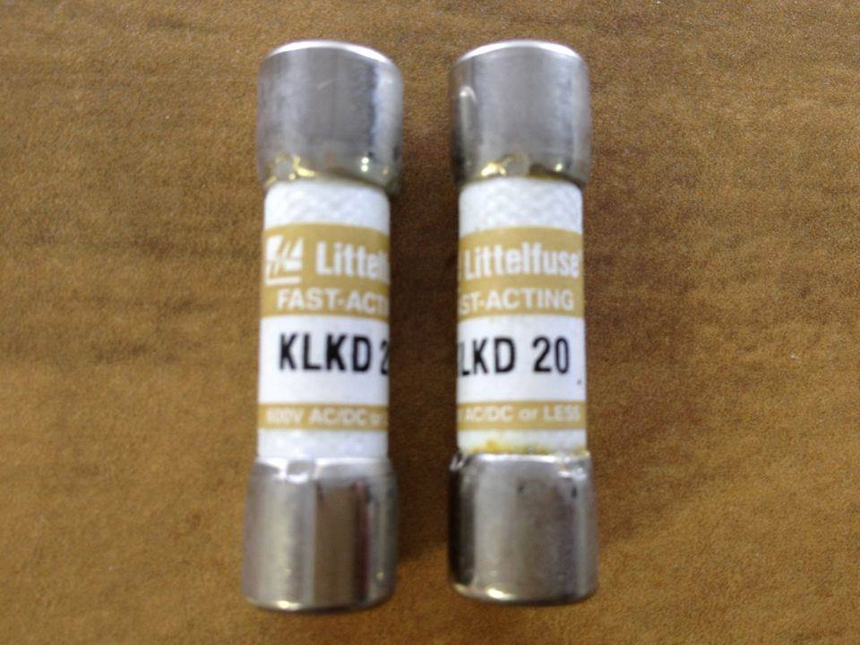 Imported Littelfuse Lite KLKD20 fuse fuse 600VAC/DC 10X38 20A