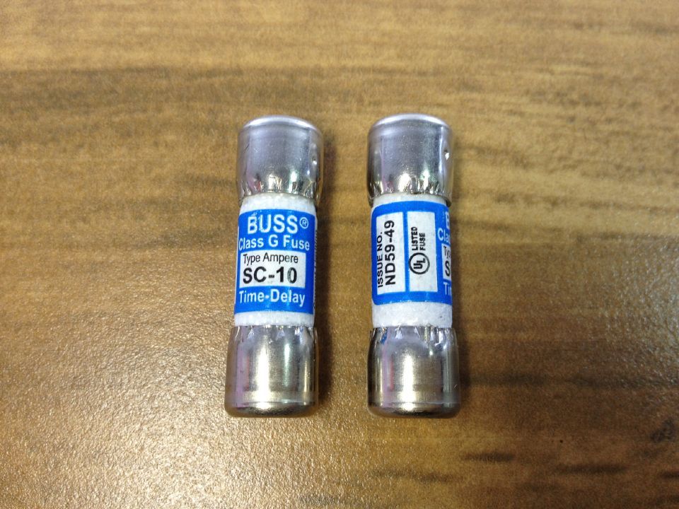 American BUSS SC-10 Bussmann 10X34 10A 600VAC FUSE