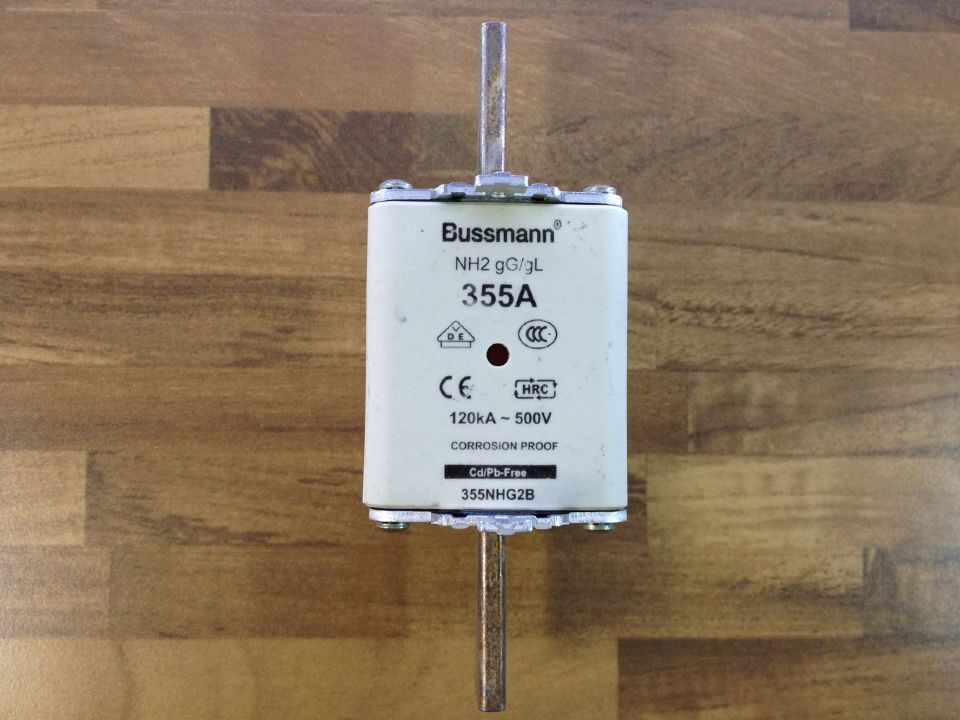 United States NH2 gG/gL 355NHG2B 355A fuse 500V Bussmann fuse original