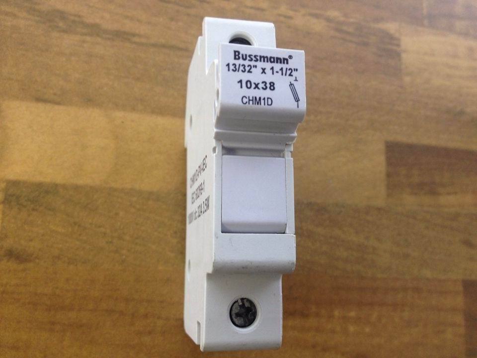 United States CHM1D-PV-IEC Bussmann photovoltaic fuse base 1P30A 10X38 CHPV1U
