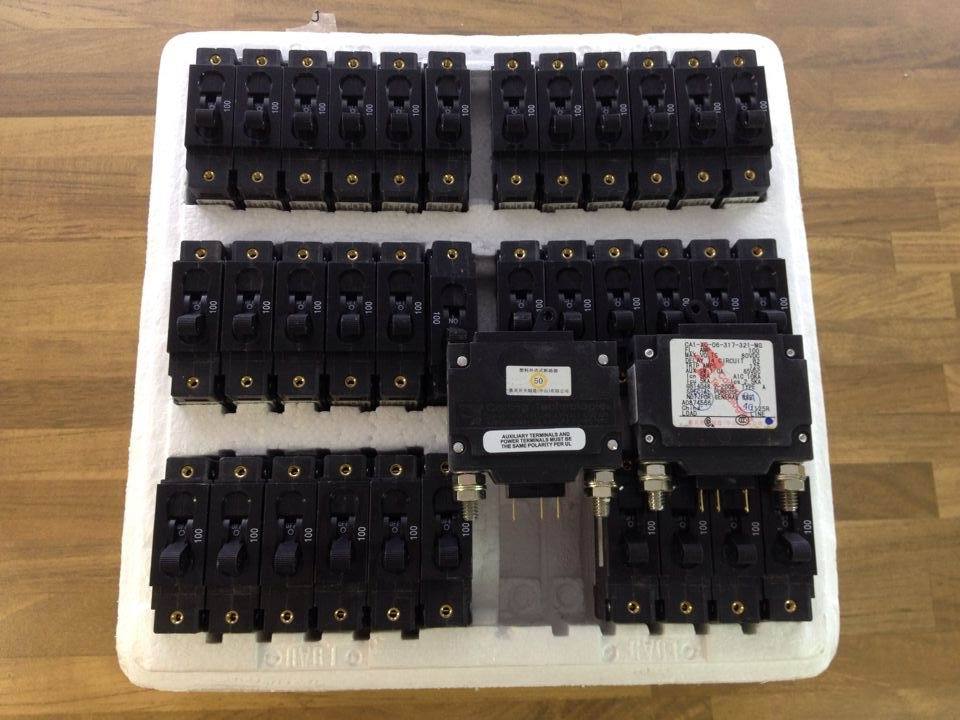 New United States Carling Jia Ling CA1-XO-06-317-321-MG - circuit breaker 100A 80V 1P