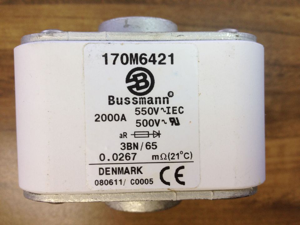 Original United States 170M6421 BUSS fuse 2000A 500V Bussmann insurance