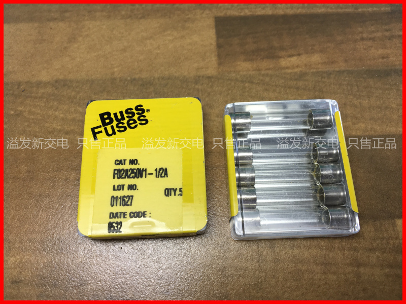 American F02A250V1-1/2A Bussmann fuse 6X30 250V