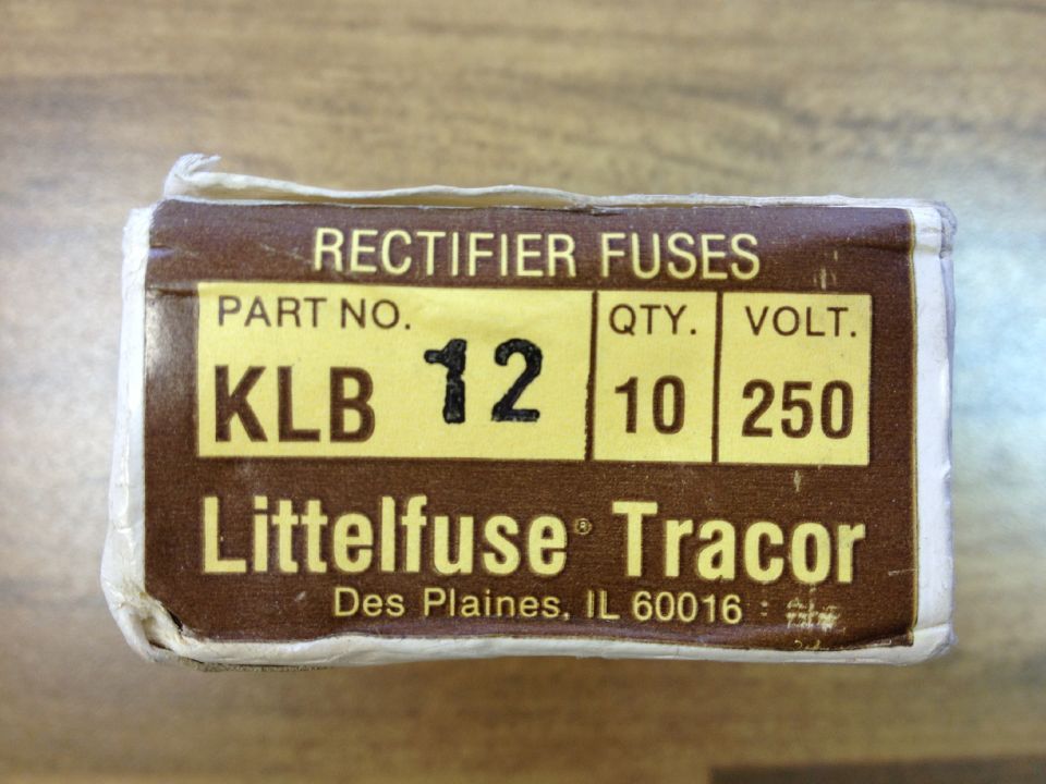 The United States Litteituse Netlon KLB-12 250V FUSE genuine original fuse tube