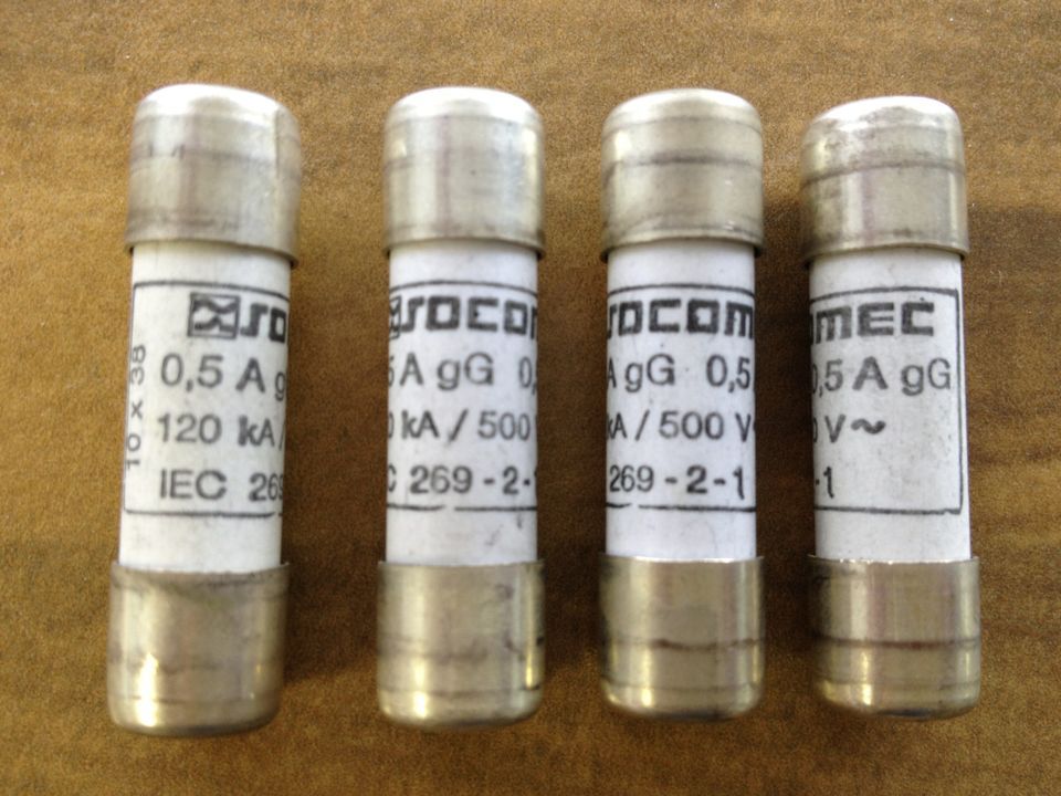 France SOCOMEC SOCOMEC 0.5AgG fuse 500V 10X38MM IEC 269-2-1