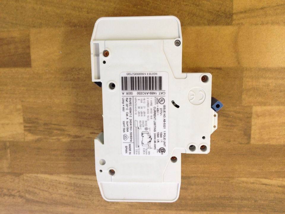 American Allen-Bradley Rockwell 1489-A 1C030 AB circuit breaker 1P3A Spain