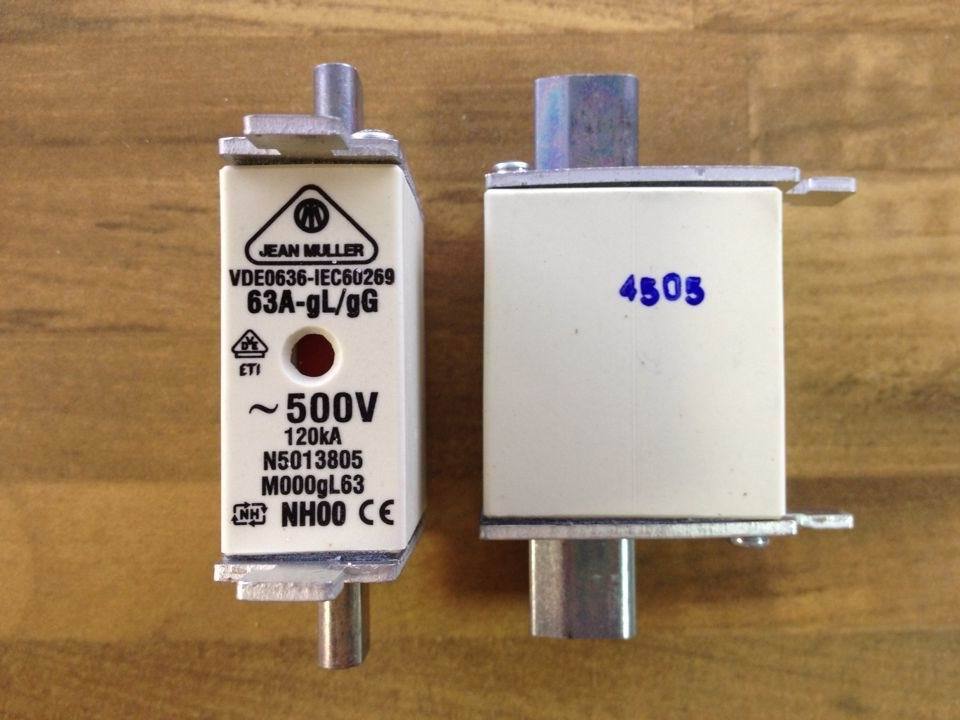 German gold Miller MULLER JEAN N5013805 63A fuse NH00 777965 original authentic