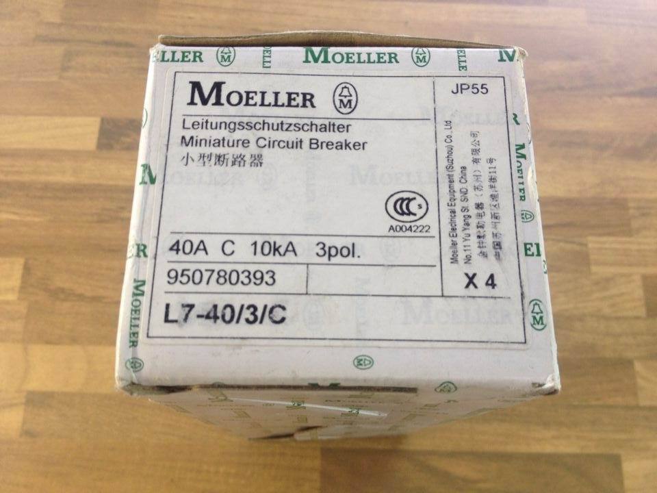 Muller MOELLER Eaton 3P40A C40 L7-40/3/C circuit breaker