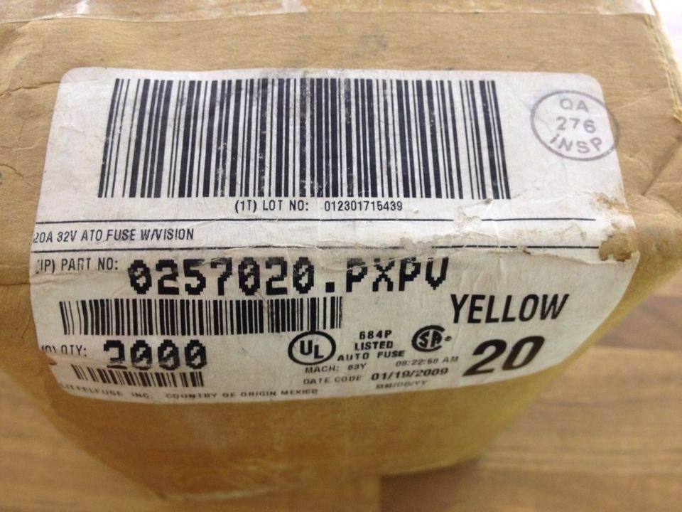 The United States Litteltuse Netlon 20A 32V import medium safety sheet auto fuse