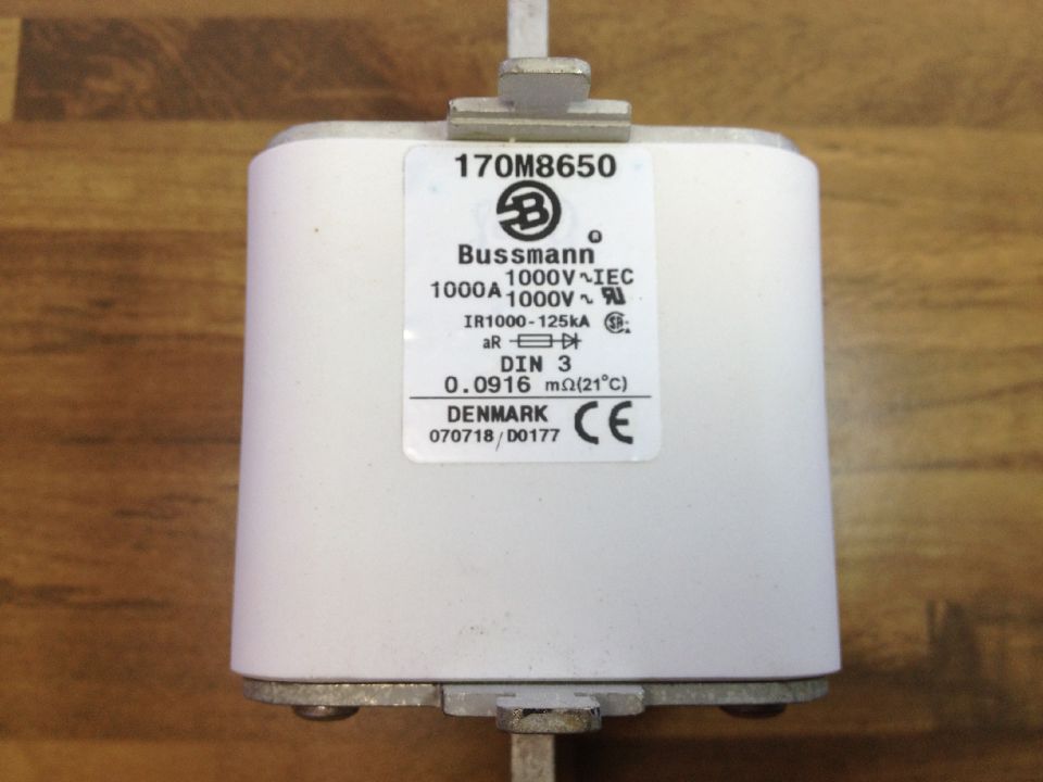 United States 170M8650 BUSS 1000A Bussmann fuse 1000V original authentic