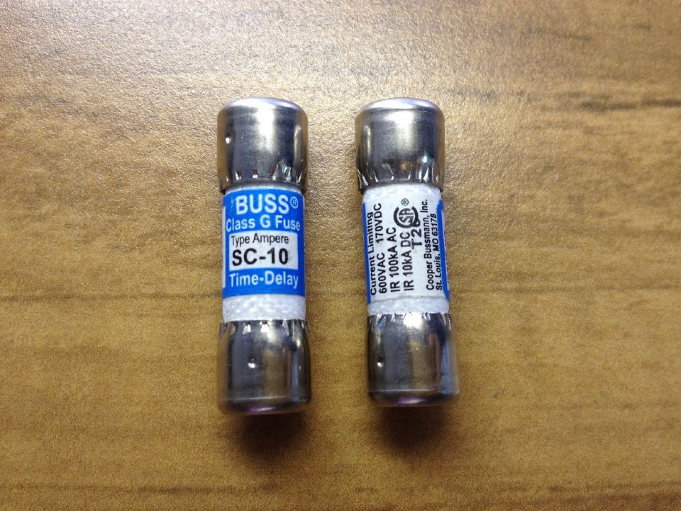 The United States BUSS SC-10 Bussmann import insurance 600V FUSE 10X35