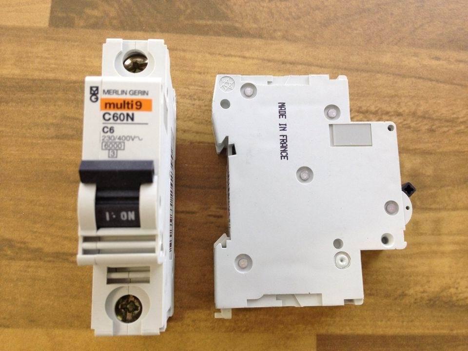 Schneider C6 1P6A C60N circuit breaker new genuine 24239