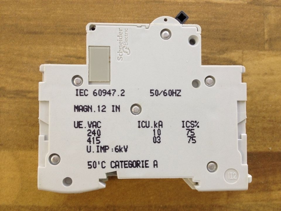 Schneider D1 1P1A C60N circuit breaker new genuine 24625