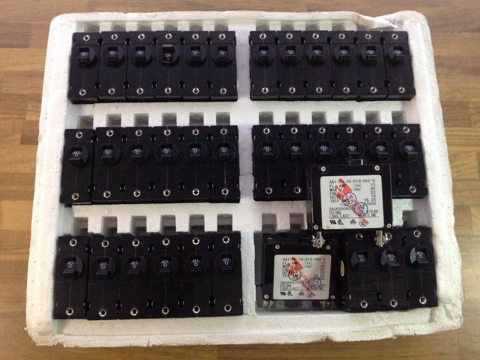 United States Jia Ling AA1-80-16-613-H92-D - circuit breaker 80VDC 1P13A new genuine