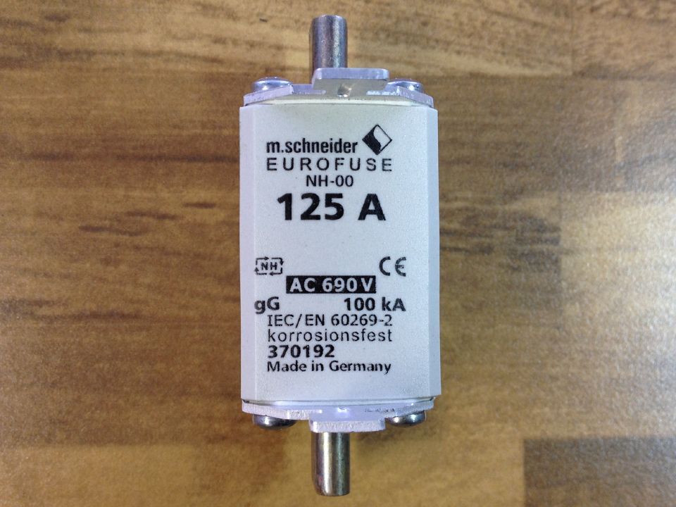 The United States NH-00 125A BUSS EUROFUSE 370192 IEC/EN60269-2 insurance 690V