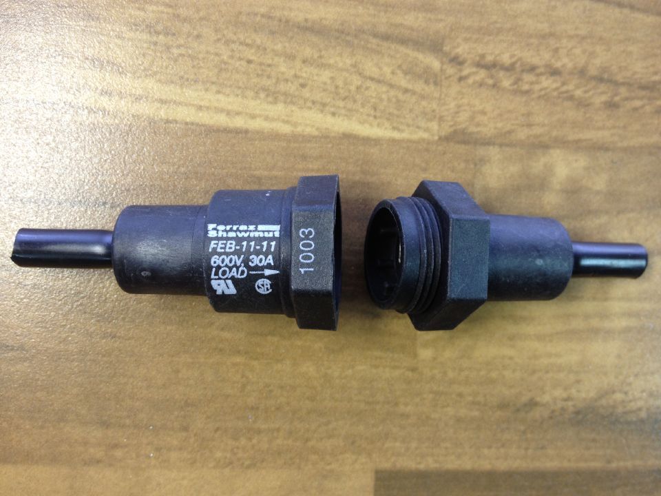 France - FERRAZ fuseholders 600V 30A FEB-11-11 faray fuseholders original