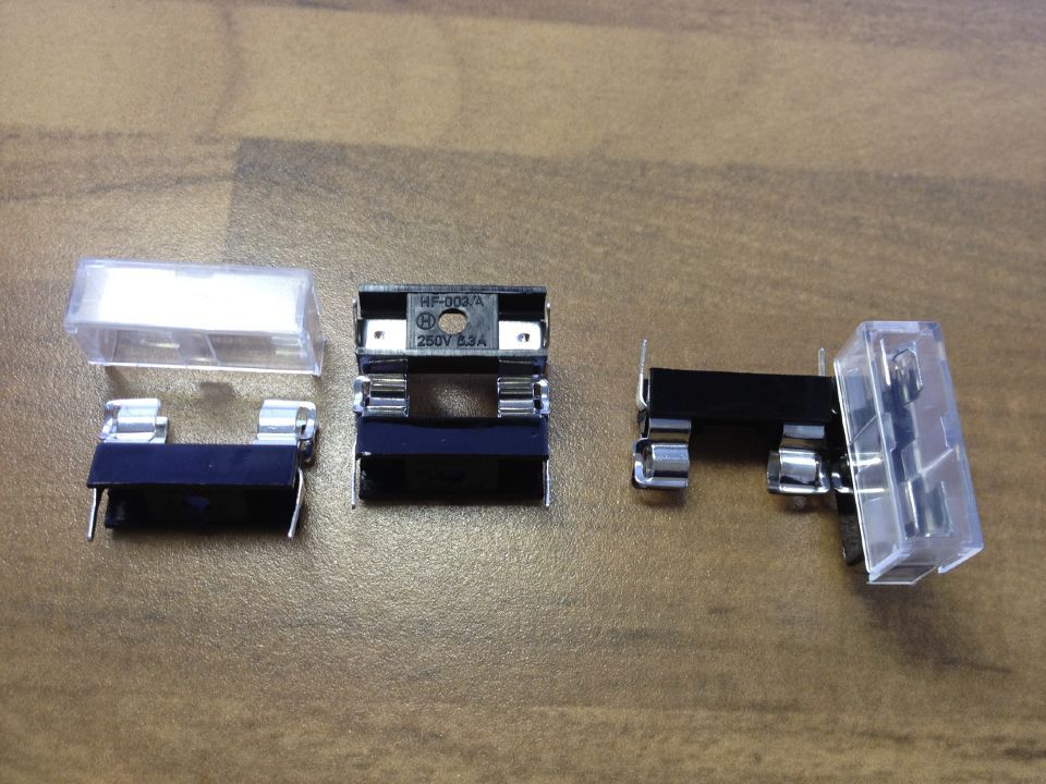 FUHHF-003-R HF-003A 6.3A 250V 5X20 circuit board socket fuse fuse