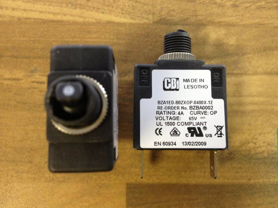 Original imported BREAKER BZBA0002 1P 4A CIRCUIT - circuit breaker 65V