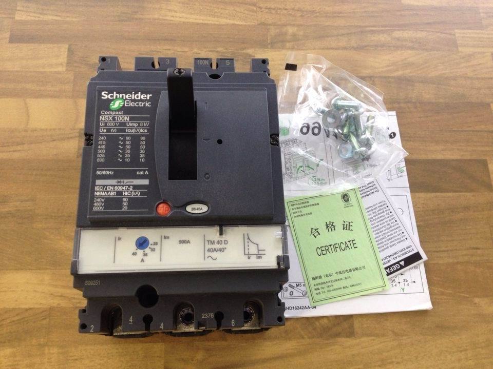 Schneider NSX100H MA50 air switch 3P50A circuit breaker (ensure genuine original)
