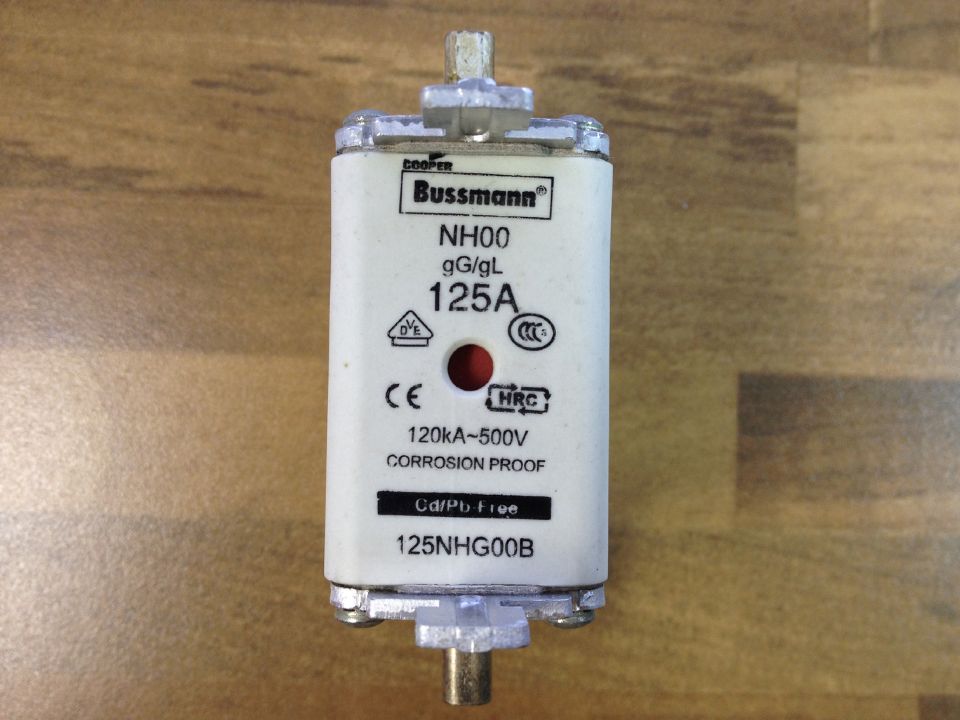 United States 125NHG00B NH00gG/gL Bussmann fuse 125A500VBUSS fuse