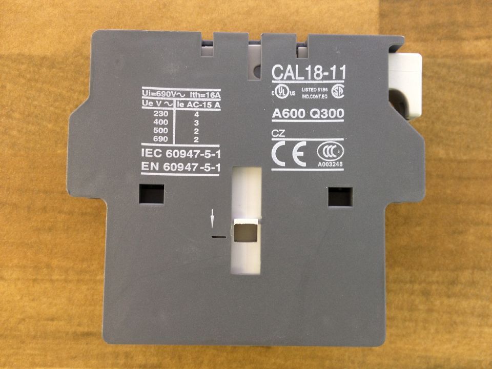 Original American CAL18-11 ABB ABB AC contactor auxiliary contact module switch spot