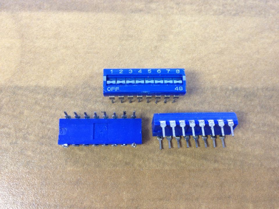 Imported 8P dial switch dial switch toggle switch original flat