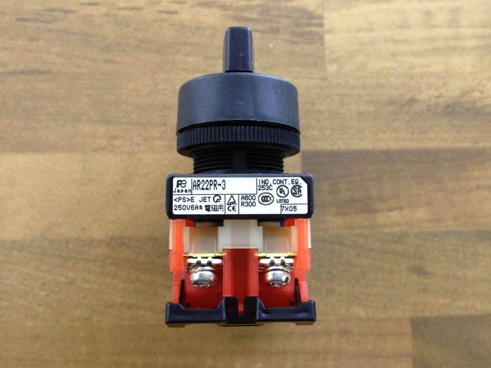 Fuji AR22PR-3 rotation three switch NO+NC 22 per cent opening original authentic