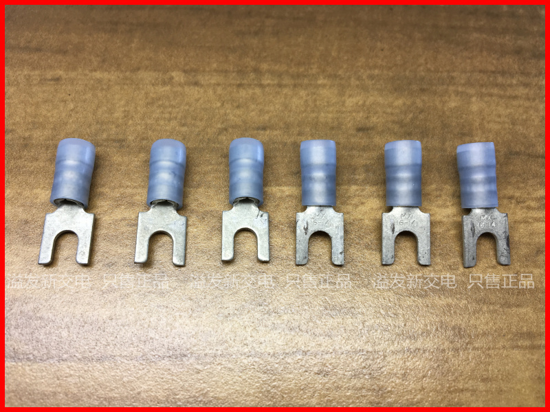 The United States MOLEX 16-14 Molex imported U type cold pressed terminal U nose shaped wiring insulation terminal