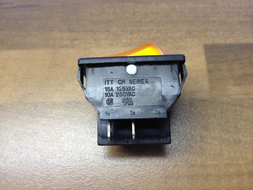 SERIES 10A250V import 110V silver contacts with lamp rocker rocker switch TB5 power switch