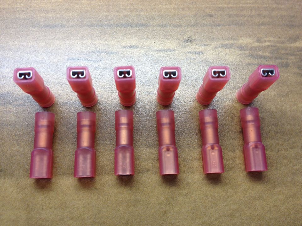 Taiwan FDFNYD1-1105 KST female pre insulated connector 22-16AWG insert spring cold pressed terminal