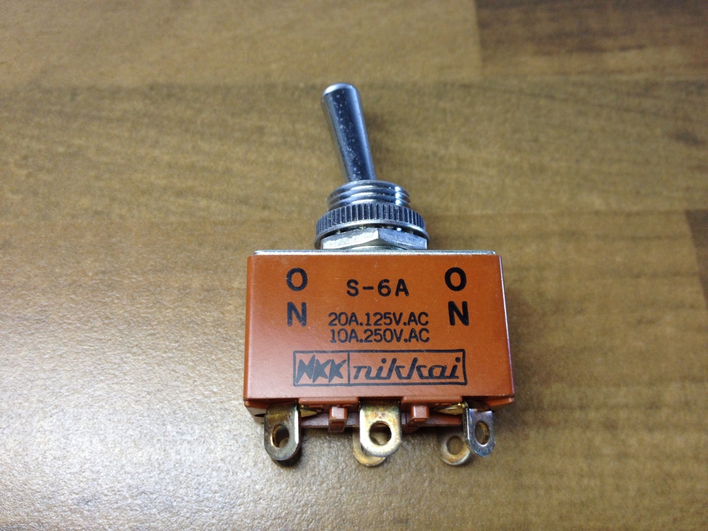 Japan imported NKK S-6 toggle switch toggle Gear new original authentic
