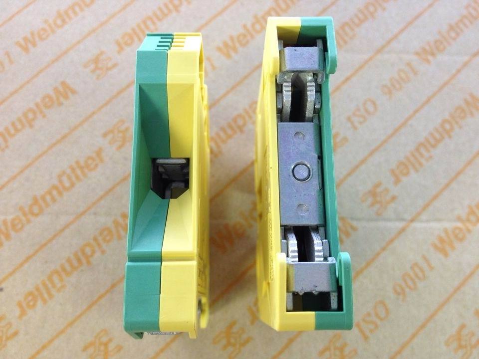 Original authentic German Weidmuller Wade Miller WPE16 straight terminal 1010400000