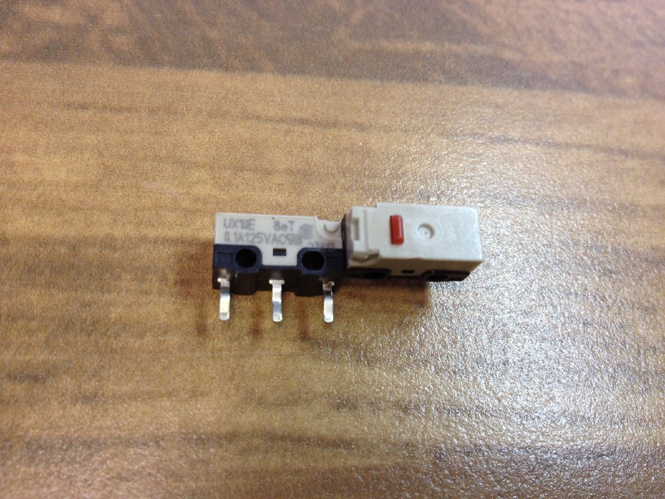 Japanese made UX10E MICRO red dot mouse micro switch gold contact game micro 0.1A125V